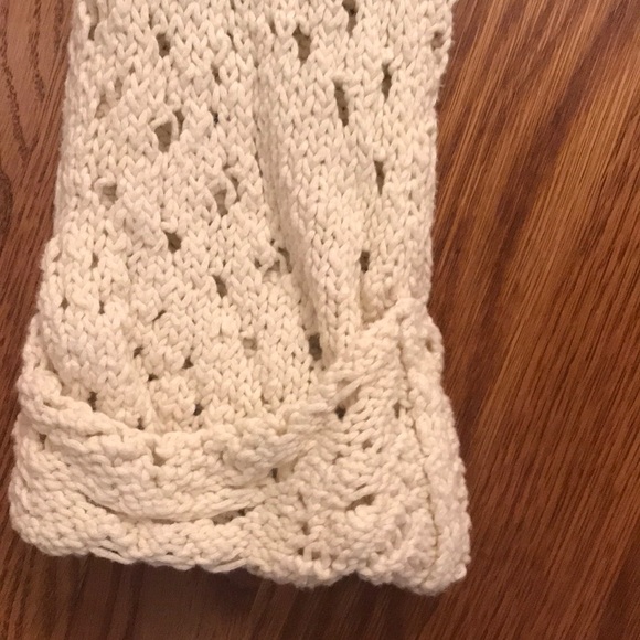 Free People Traveling Lace Crochet Slouchy Sweater - Picture 6 of 8